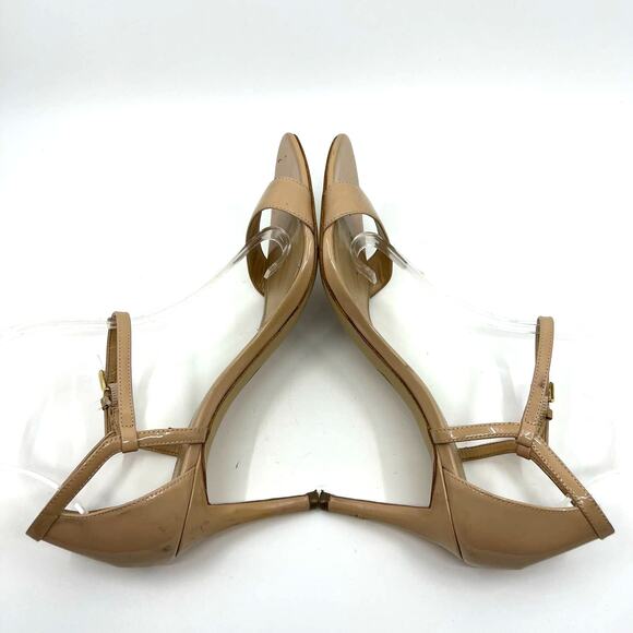 Michael Kors Nude Patent Leather Sandals Women's 10 US - Picture 7 of 9